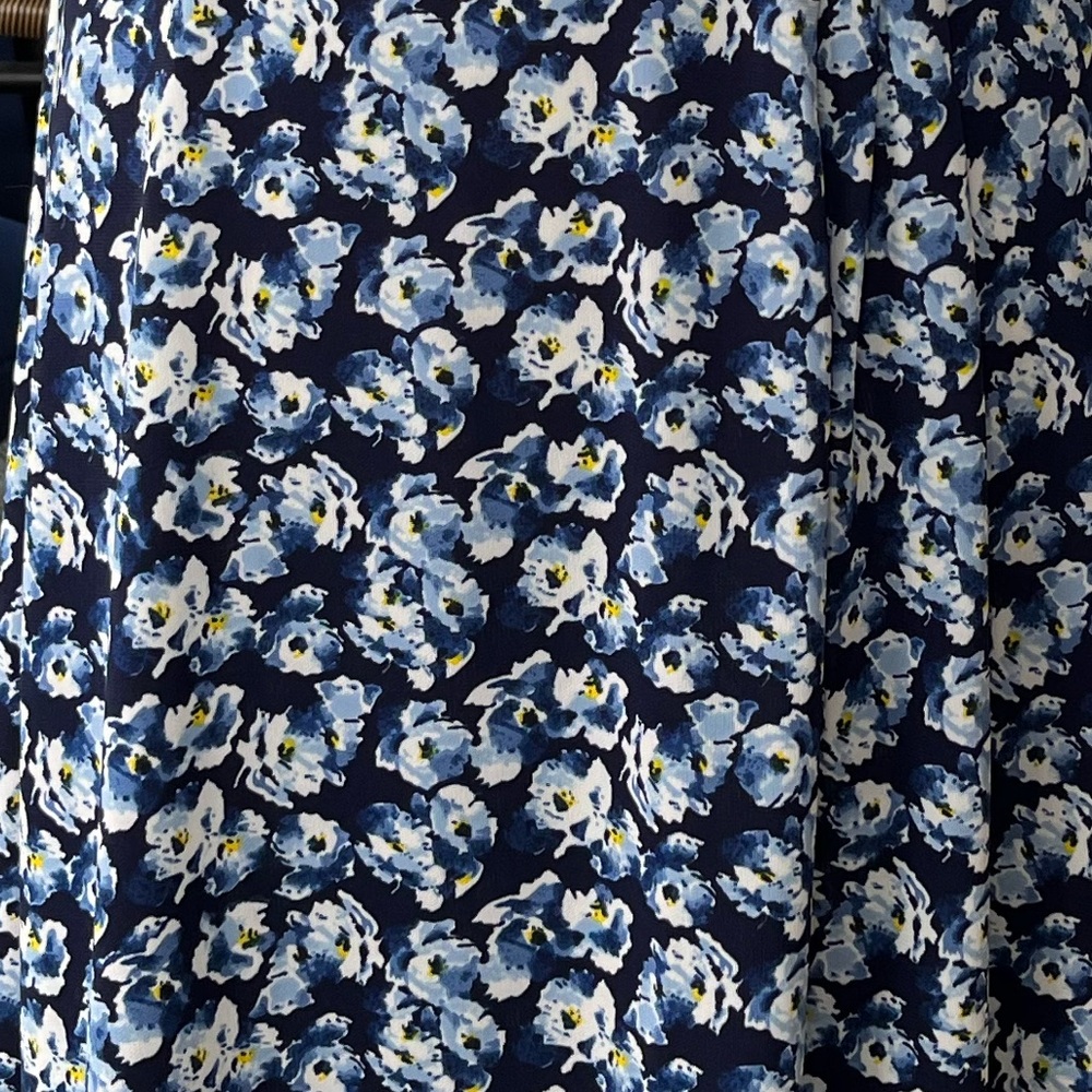Lauren Ralph Lauren Sleeveless Floral Faux Wrap Dress Size 10P - Picture 6 of 7
